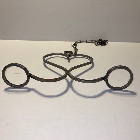 Vintage Rustic Farmhouse Hanging Wrought Iron Heart Shape Candle or Plant Holder - Picture 11 of 12